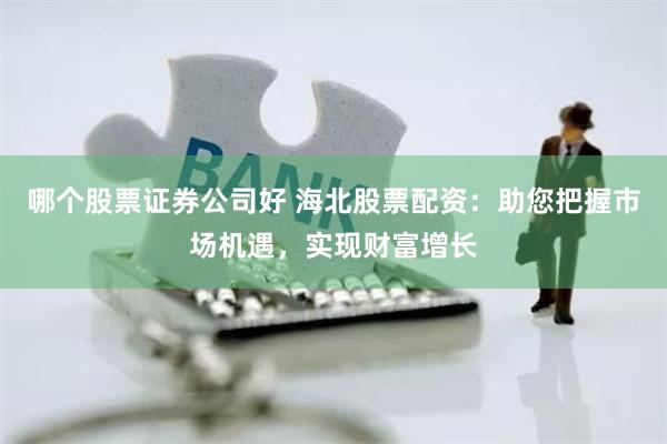 哪个股票证券公司好 海北股票配资：助您把握市场机遇，实现财富增长
